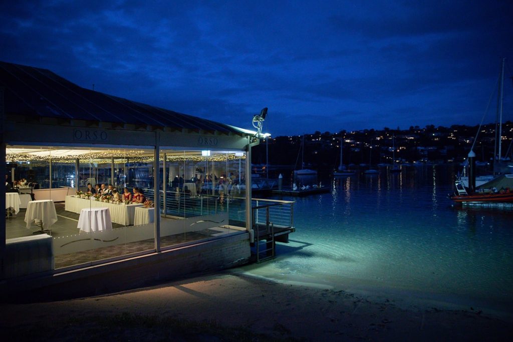 Northern Beaches Wedding Venue - Orso Bayside Reception Mosman